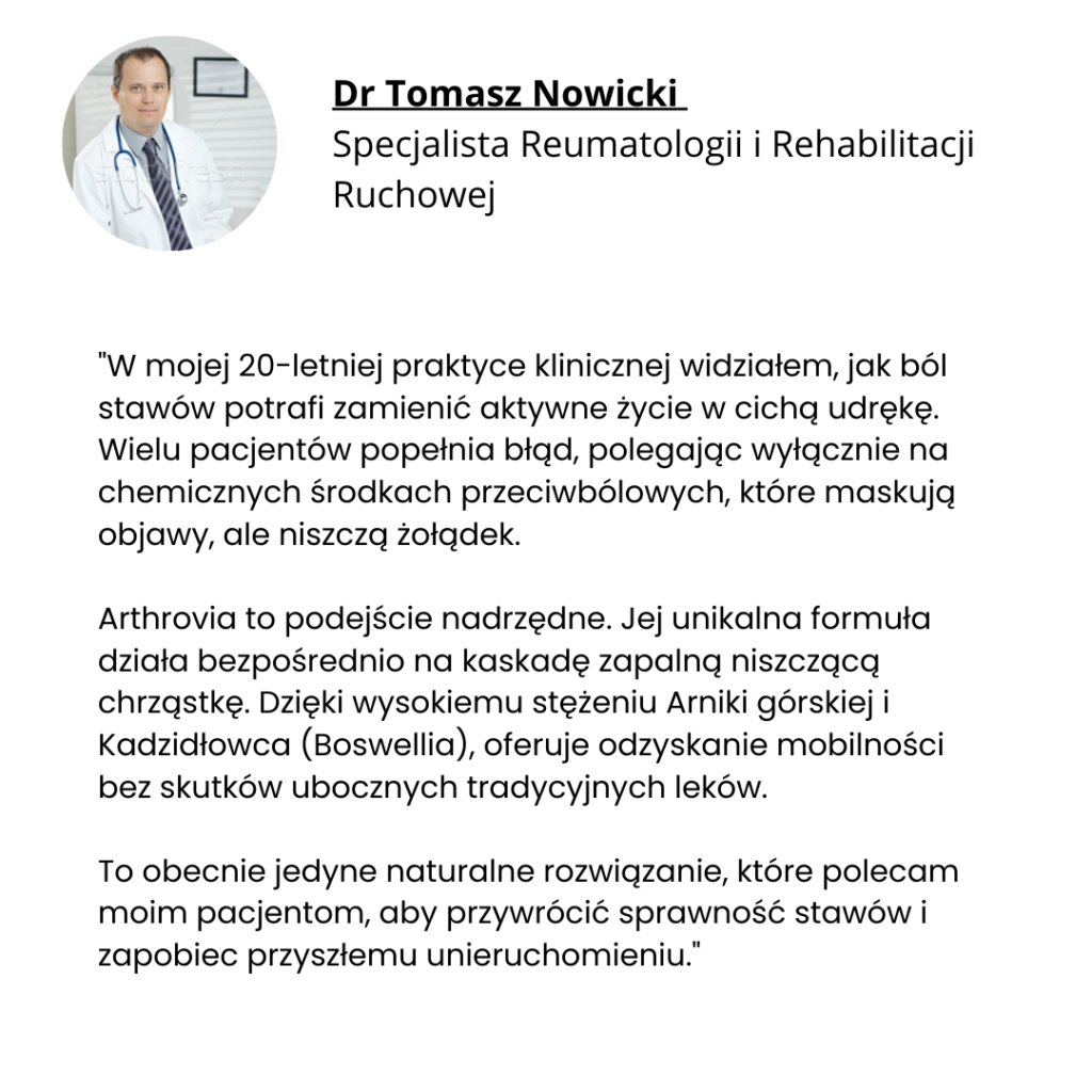 Dr Tomasz Nowicki Specjalista Reumatologii i Rehabilitacji Ruchowej