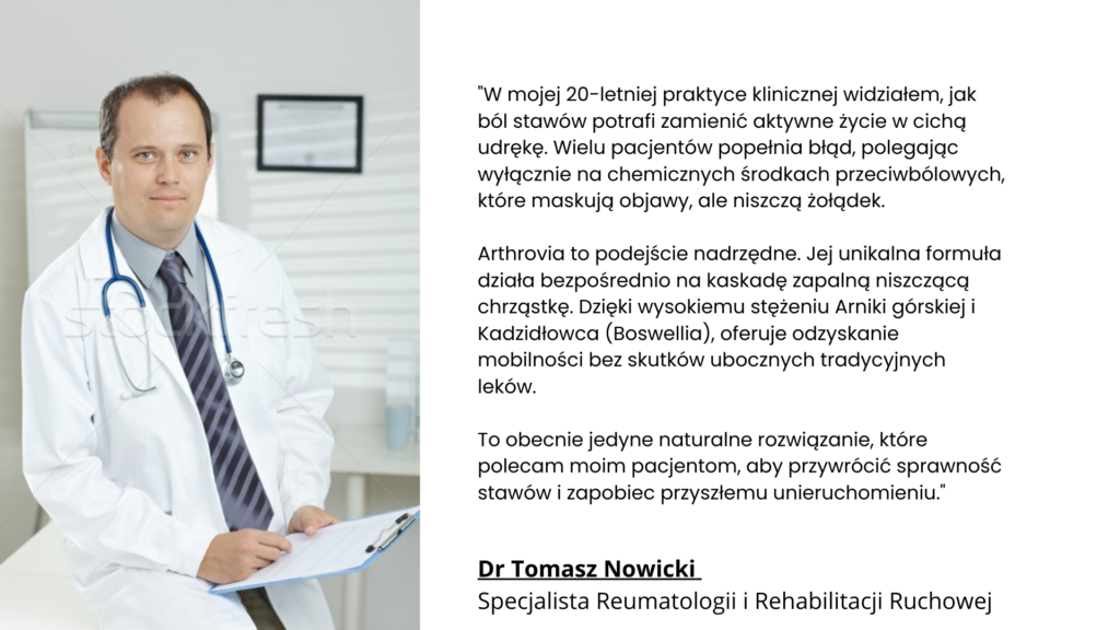 Dr Tomasz Nowicki Specjalista Reumatologii i Rehabilitacji Ruchowej